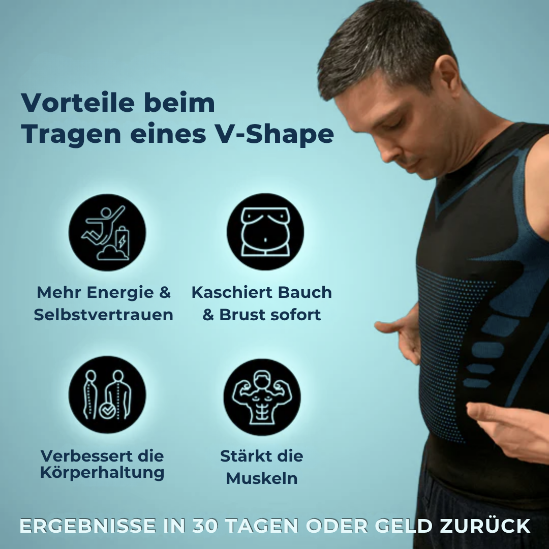 V-Shape - Spüre die Kraft des Selbstvertrauens, der Energie und der Stärke