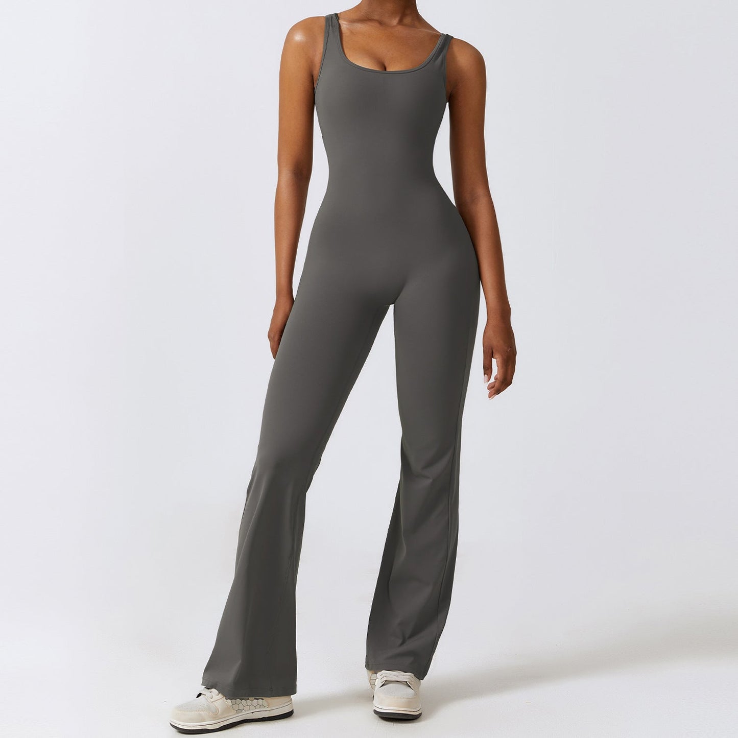 Scrunch Butt Flare Jumpsuit