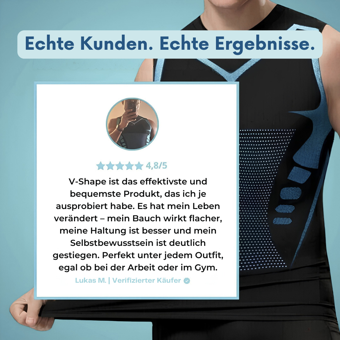 V-Shape - Spüre die Kraft des Selbstvertrauens, der Energie und der Stärke