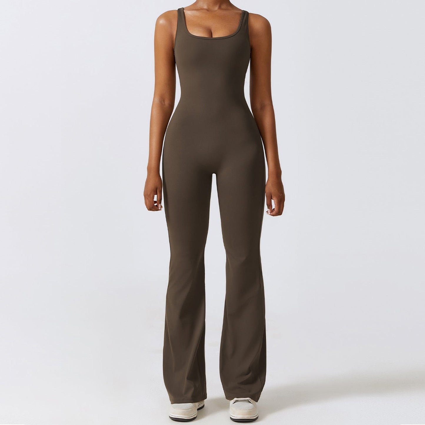 Scrunch Butt Flare Jumpsuit