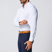 Knitterfreies Hemd mit Slim Fit
