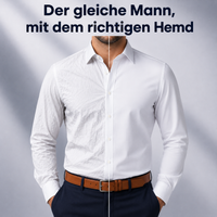 Knitterfreies Hemd mit Slim Fit
