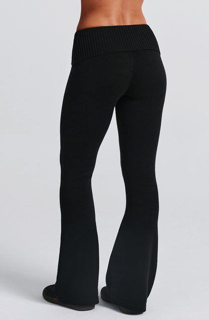 Portia Knit Pants - black