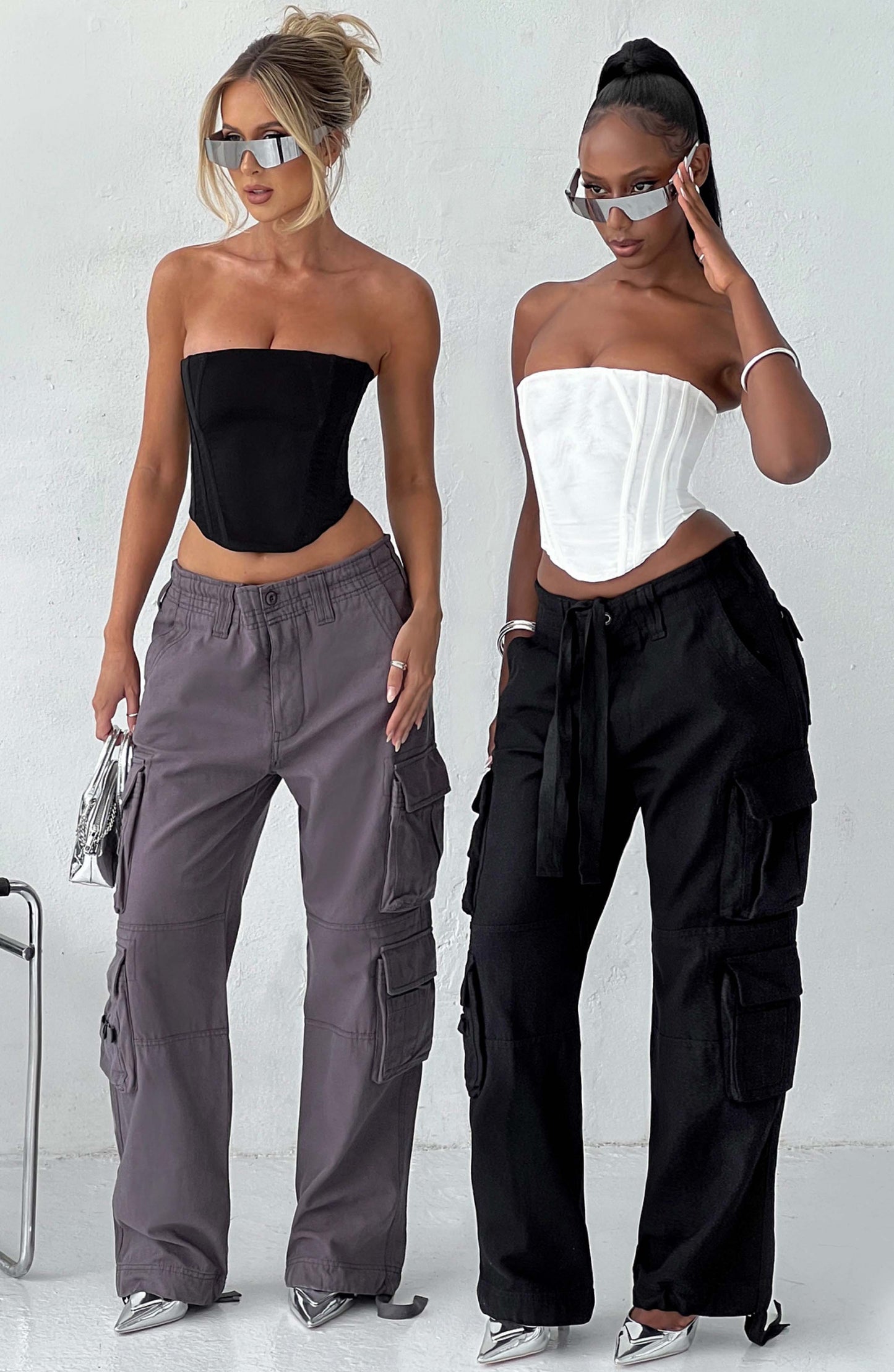 Tinashe Cargo Pants - Black