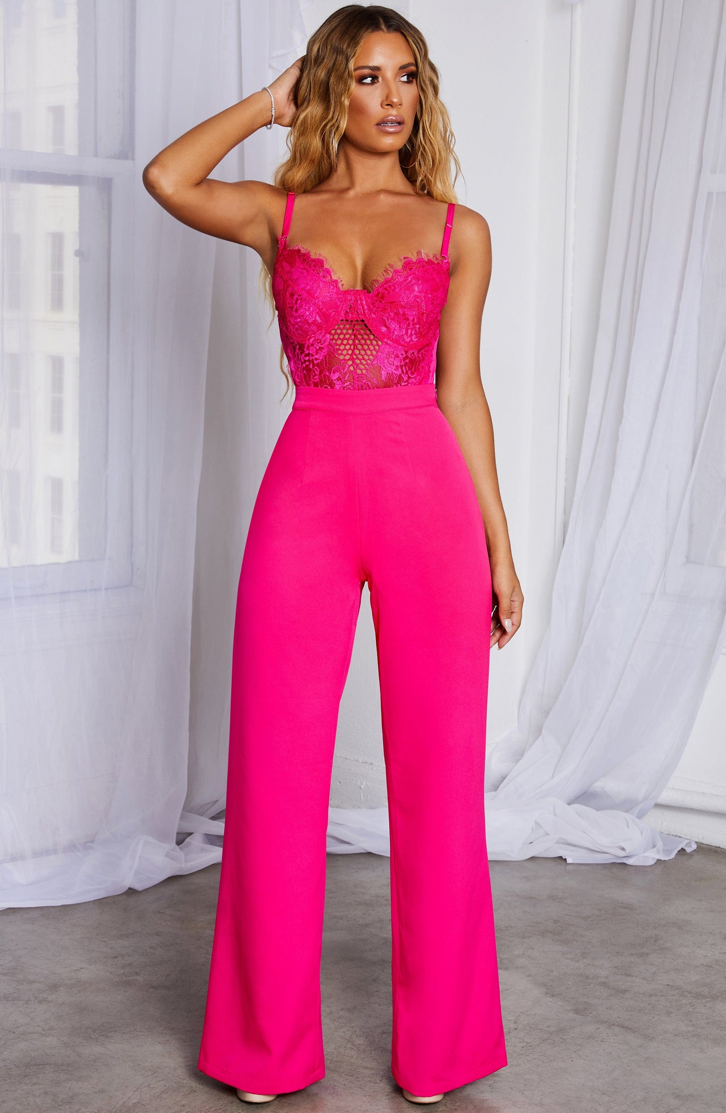 Vivian Pants- Hot Pink